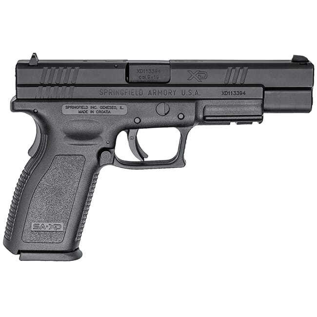 Springfield Armory XD Tactical Model 5" Bbl 9mm Black Polymer Handgun w/ Dovetail 3-Dot Sights, 2x10rd Magazines XD9401 - Springfield Armory