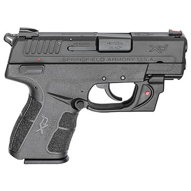 Springfield Armory XDE .45 ACP 3.3" Black Red Viridian Laser w/ 2 Magazines Pistol XDE93345BVR - Springfield Armory