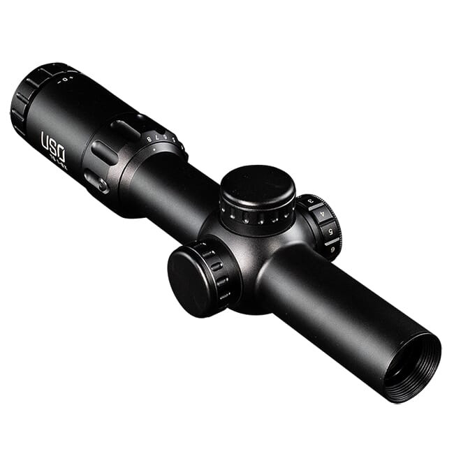 US Optics 1-8x24mm; 30 mm Tube; Digital Red FFP P3G Reticle Riflescope TS-8X P3G - US Optics