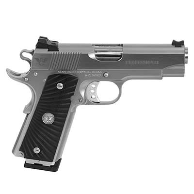 Wilson Combat stainless steel professional 4 inch barrel 9 mm with two magazines. UA1384 - 