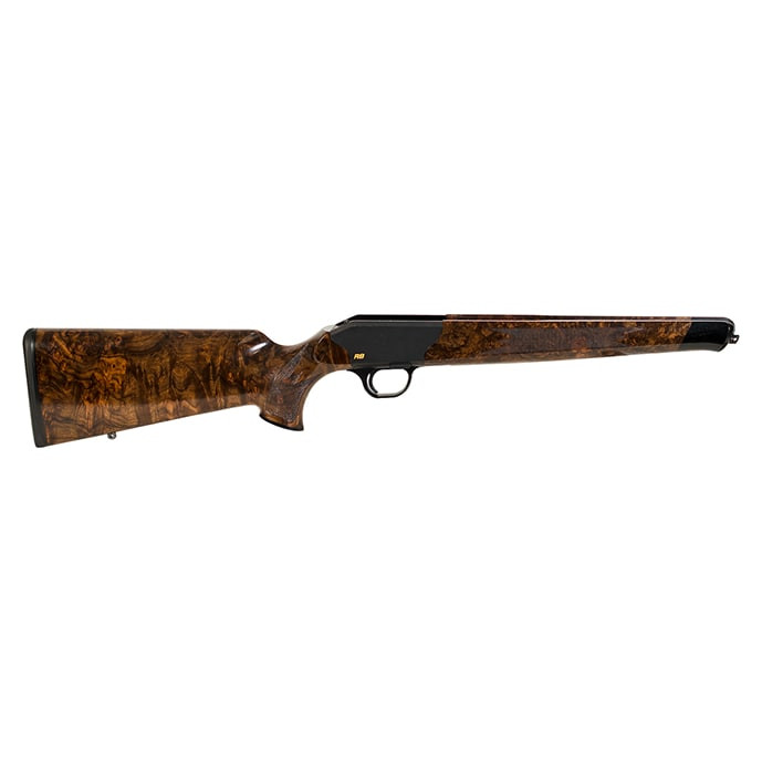 Blaser R8 Grade 9 stock receiver with case "C". Probably the most beautiful R8 stock we have ever received. It has minor display marks. UA1464 - 