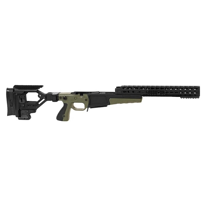 Accuracy International AX AICS Chassis REM 700 SA .308 13" forend tube GREEN/BLACK 26712BL/GR - UA1509 - USED/MISC
