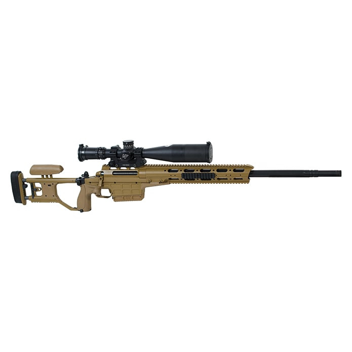Sako TRG M10 .300 Win Mag Coyote Brown/ Black, Right Folding Stock, 30 MOA with Nightforce C545 and ERATAC T2064-0025 and bubble level. JRS353RTL2 -