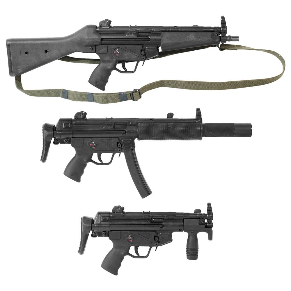 Heckler & Koch 94/MP5K with S&H Auto Sears. Fully transferable. Consecutive serial numbers for three rifles to be sold together. #43-13621 #43-13620 - USED/MISC