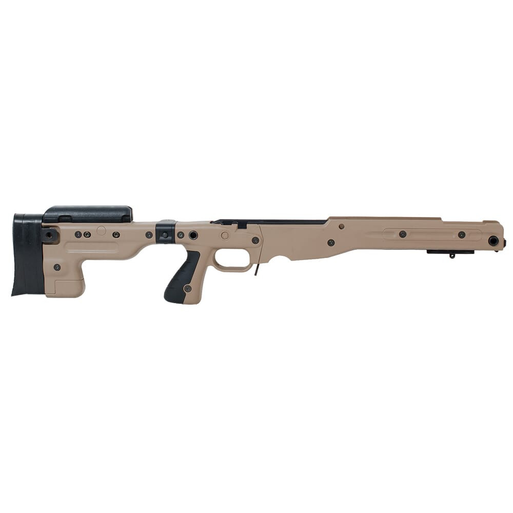 Accuracy International AT Chassis SA .308 Model 700 Folding Stock 2.0 PALE BROWN 26695PB. UA1703 - USED/MISC
