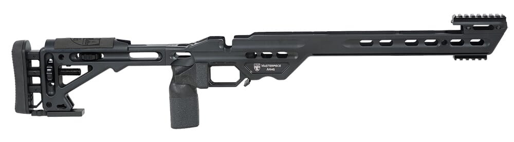 Masterpiece Arms Tikka Short Action Right Hand Black BA Chassis. with slight marks. UA1732 - USED/MISC
