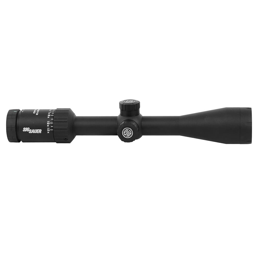 Sig Sauer WHISKEY3 Scope, 4-12x40mm, 1 In, SFP, Bdc-1 Quadplex Reticle, 0.25 MOA Adj, Black SOW34204 UA1899 Ring Marks - USED/MISC