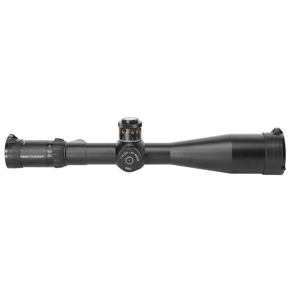 Schmidt Bender 5-25x56 PM II LP TReMoR3 1cm cw DT / ST Riflescope 677-911-552-94-67 UA1917 ring marks