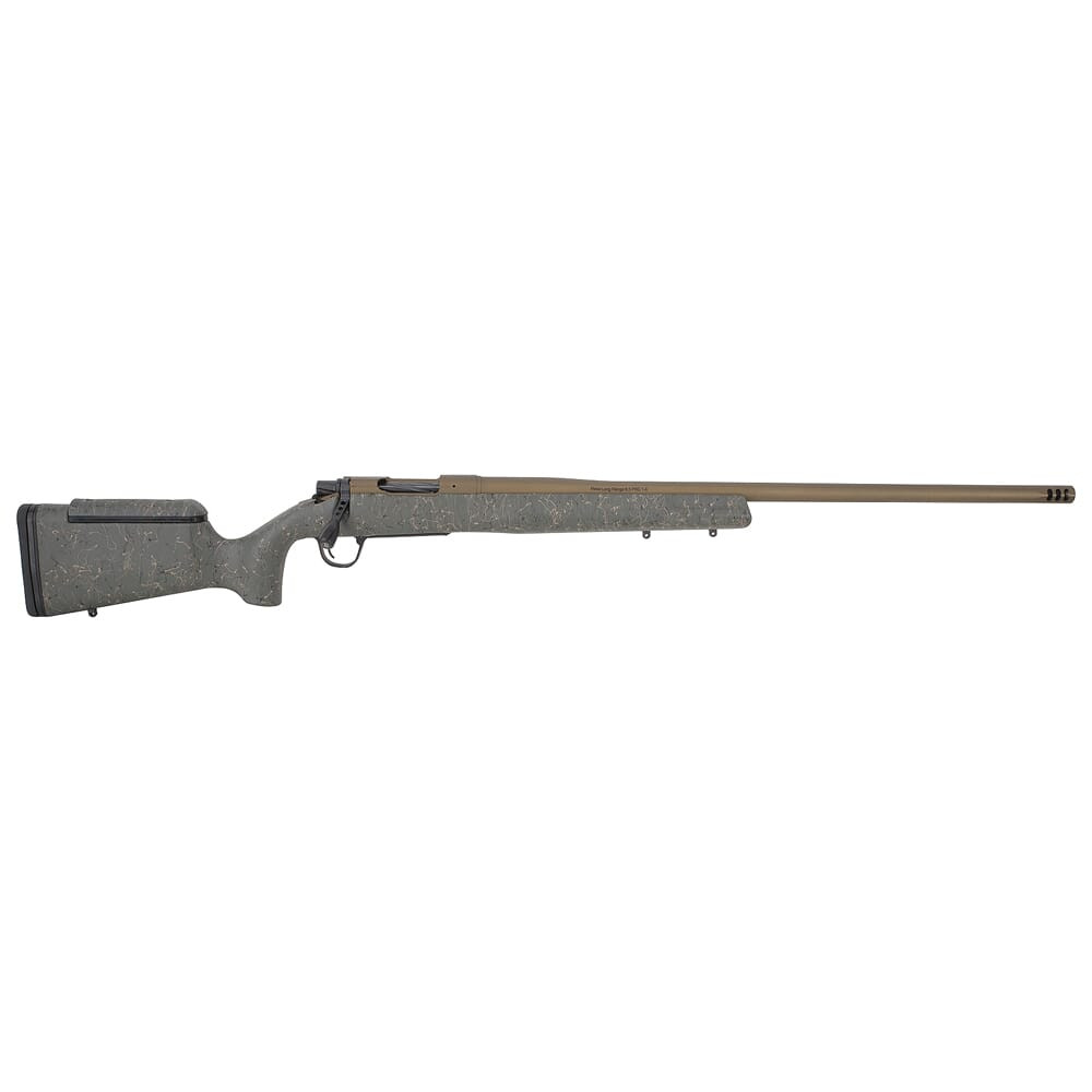 Christensen Arms Mesa Long Range 6.5 PRC 26" 1:8 Green w/Black & Tan Webbing Brnze Bbl Rifle 801-02012-00 - As New, Some Scratches, Not Threaded - USED/MISC