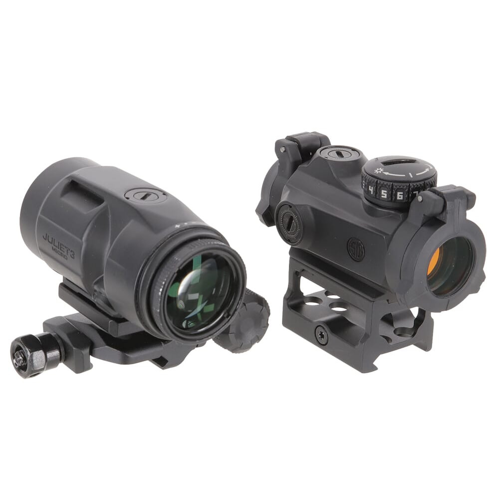 Sig Sauer ROMEO-MSR 1x20mm Compact Red Dot 3x22mm Micro Magnifier Combo Kit SORJ72001 Excellent Condition UA2192 - USED/MISC