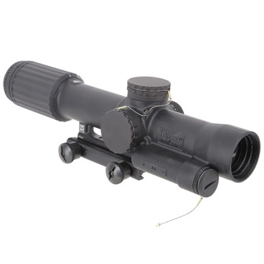 Trijicon VCOG 1-8x28 Red MRAD Crosshair Dot Reticle Scope w/ Thumbscrew Mount VC18-C-2400003 Like New - Broken Battery Cap Lanyard UA2269
