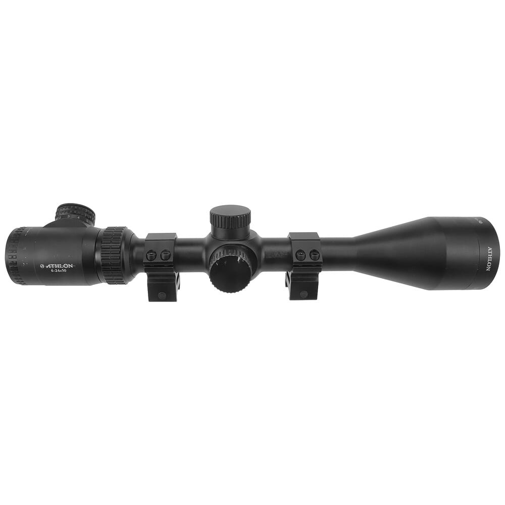 Athlon Talos 6-24x50mm CSF 1" BDC 600 SFP IR Riflescope 215012 Mounted, Rings Attached; Scratches on Eye Piece & Turrets; No Box UA2370 - USED/MISC