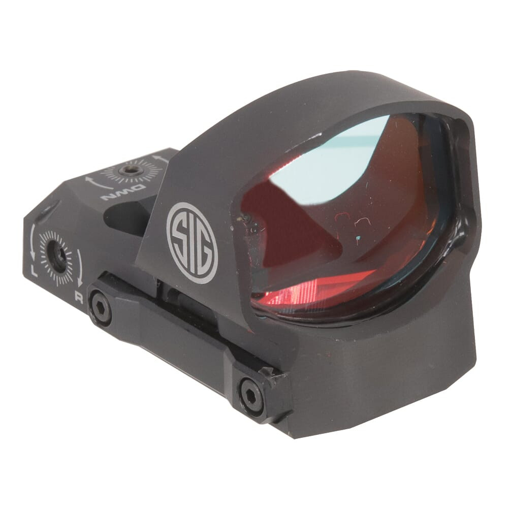 Sig Sauer ROMEO3 XL 1x35mm 3 MOA 1.0 MOA Adj M1913 Mount Black SOR31004 Mounted w/Light Scratches UA2382 - USED/MISC