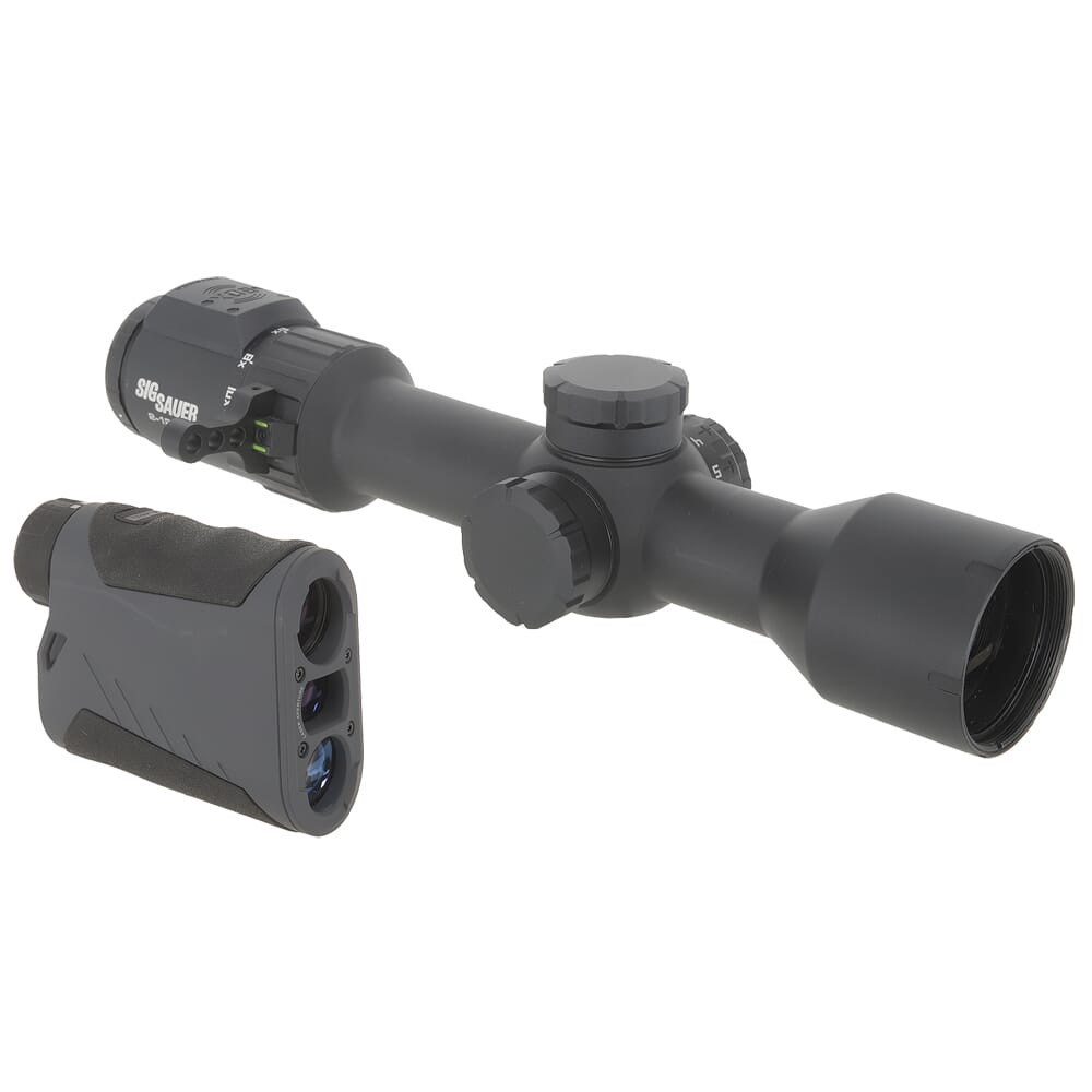 Sig Sauer BDX Combo Kit, Kilo1600BDX LRF and Sierra6BDX Rifle Scope, 2-12x40mm SOK16BDX61 Ringmarks & Scratch on Rangefinder UA2587 - USED/MISC