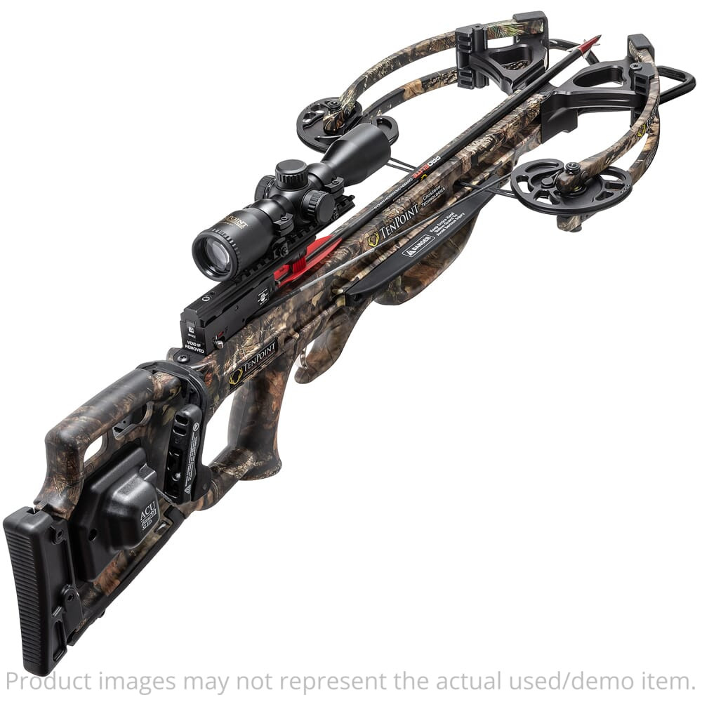 TenPoint Turbo M1 Crossbow w/ACUdraw, 50 Sled, Pro-View Scope, Mossy Oak Country CB19020-5527 - SN#0023.000090 UA2617 - 