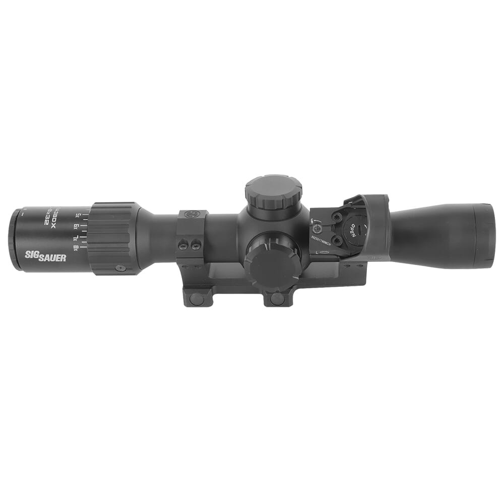 Sig Sauer SIERRA3BDX 2.5-8x32mm BDX-R1 Riflescope w/ALPHA 2 Base and Offset ROMEO1 Pro Reflex Sight SOSBDX321R1 - UA2692 - 