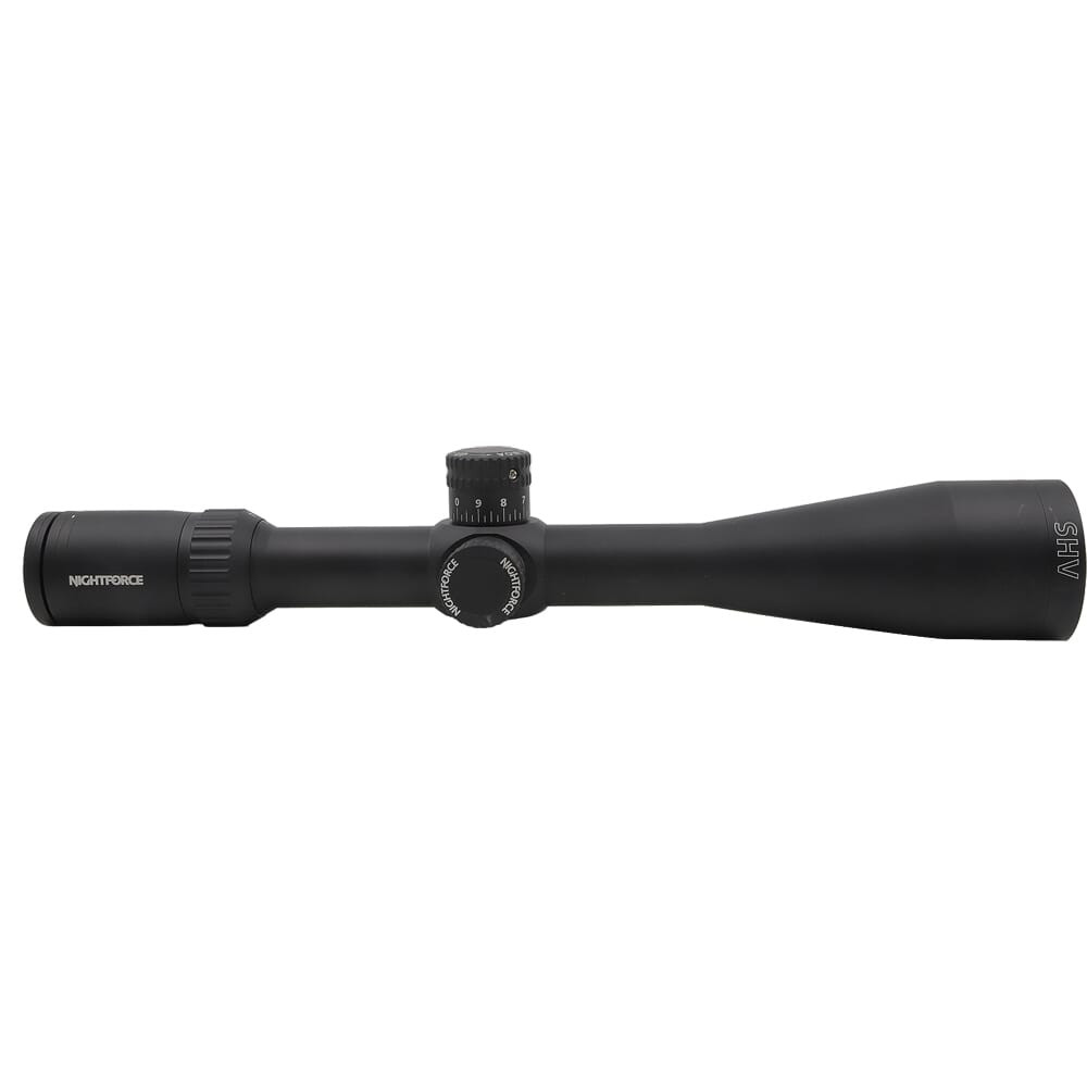 Nightforce SHV 4-14x50 F1 .25 MOA-Illuminated MOAR Reticle C556 Light Ring Marks & Light Overspray on Front Lens UA2710 - USED/MISC