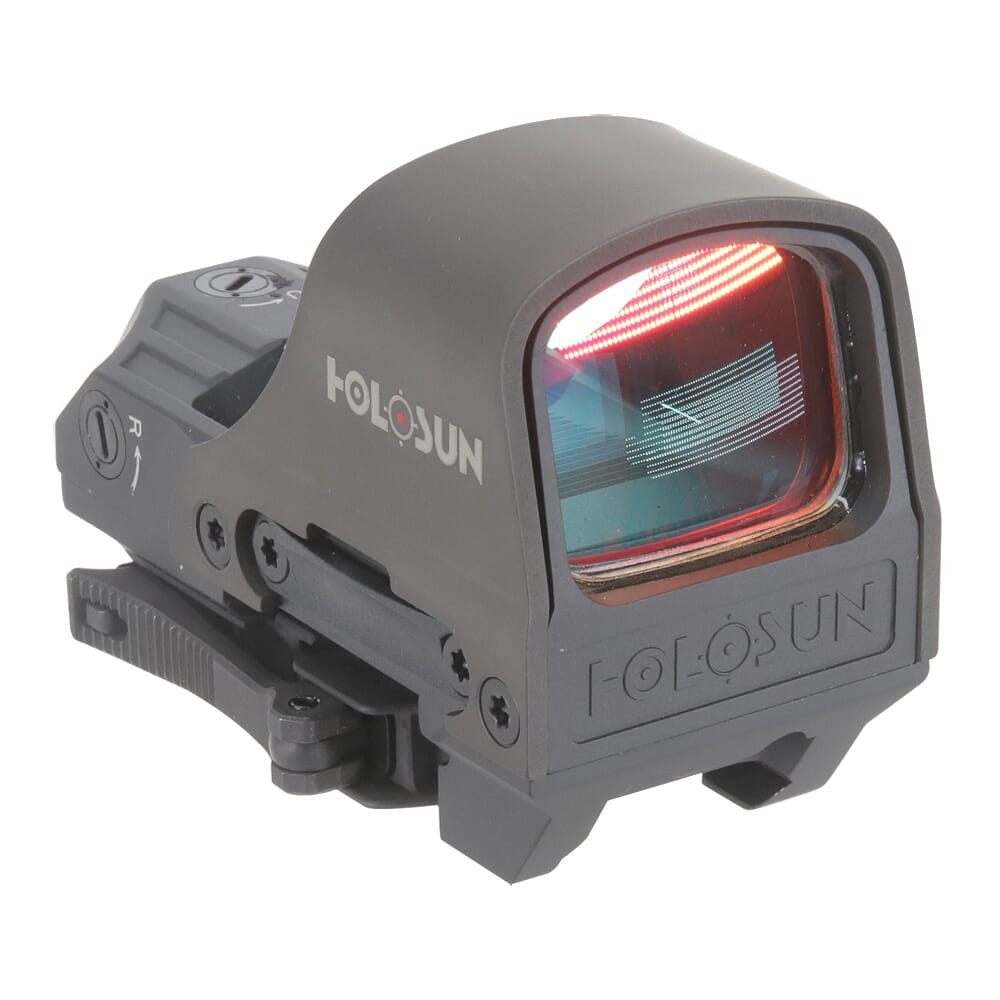 Holosun HS510C Multi-Reticle Circle Dot Open Reflex Sight w/ Solar Failsafe, Shake Awake, and QD Mount HS510C Small Paint Chips on Bottom UA2718 - 