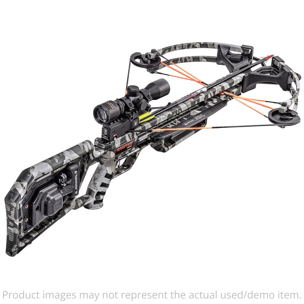 Wicked Ridge Rampage 360 Peak Camo Crossbow w/ACUdraw & 50 Multi-Line Scope WR20015-9431 - Excellent Condition UA2795 - USED/MISC