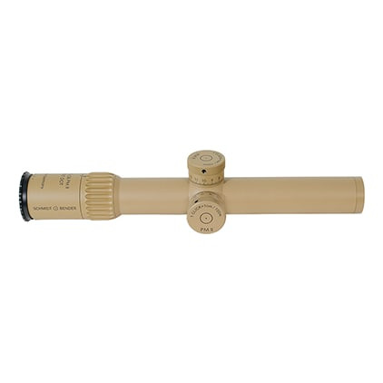Schmidt Bender PM II 1.5-8x26 Short Dot CQB Reticle .1 MRAD CCW FFP Pantone -Light ring marks - UB1272 - 