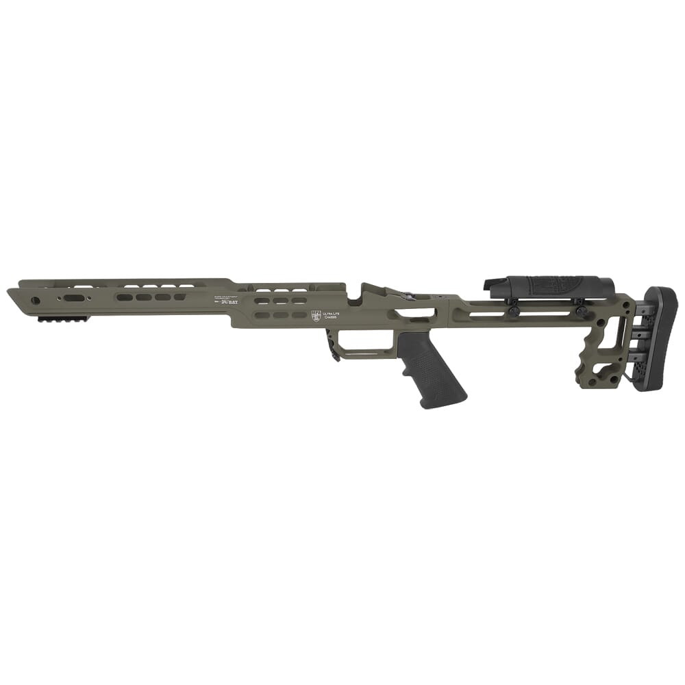 Masterpiece Arms Remington LA LH Mil Spec OD Green Ultra Lite Chassis ULCHASSISREMLA-ODG-LH-21 in Olive Drab Green - Masterpiece Arms
