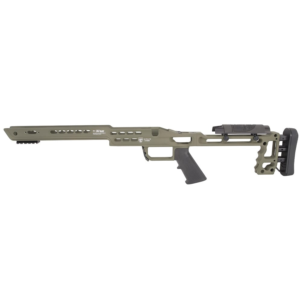 Masterpiece Arms Remington SA LH Mil Spec OD Green Ultra Lite Chassis ULCHASSISREMSA-ODG-LH-21 in Olive Drab Green - Masterpiece Arms