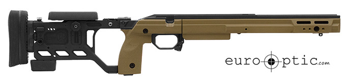 Kinetic Research Group KRG Whiskey-3 Folding 700LA FDE Large Grips Chassis in Fde (Tan) - Kinetic Research Group