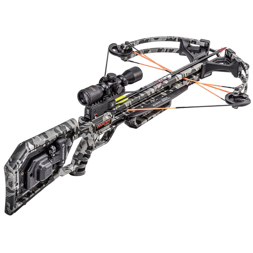 Wicked Ridge Crossbows Wicked Ridge Invader 400 Crossbow w/ACUdraw, 50 Pro-View Scope, Peak Camo WR20005-9521 - Wicked Ridge Crossbows