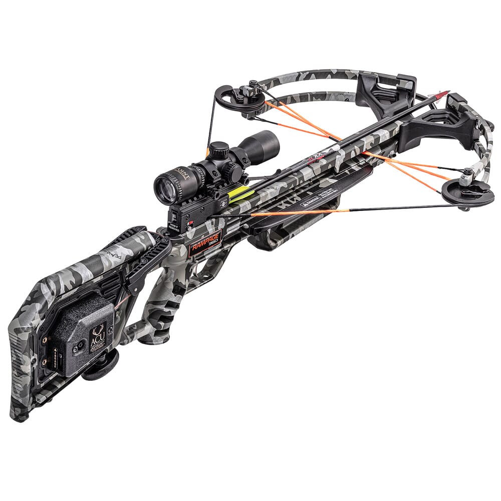 Wicked Ridge Crossbows Wicked Ridge Rampage 360 Crossbow w/ACUdraw, Multi-Line Scope, Peak Camo WR20015-9432 - Wicked Ridge Crossbows