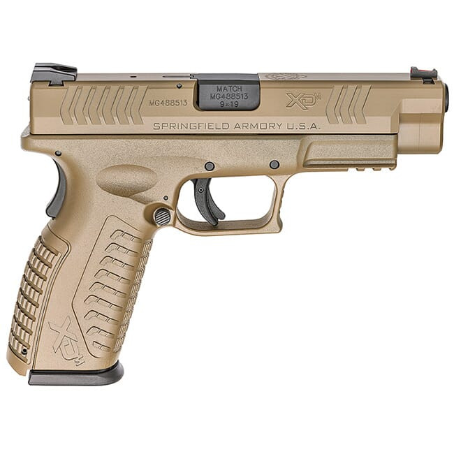 Springfield Armory XD(M) 9MM 4.5" All Desert FDE, 10-Round (W/2 MAGAZINES) XDM9201F - Springfield Armory