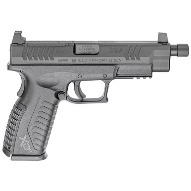 Springfield Armory XD(M) 9MM 4.5" Black Threaded OSP Pistol w/ 3 Sight Bases & Non-Threaded BBL (w/ 2 Magazines) XDMT9459BHCOSP - Springfield Armory