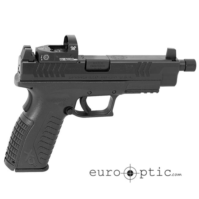 Springfield Armory XD(M) 9MM 4.5" Black Threaded OSP 10-Rd Pistol w/ 3 Sight Bases, Vortex Venom Sight & Non-Threaded BBL (w/ 2 Mags) XDMT9459BOS - Springfield Armory