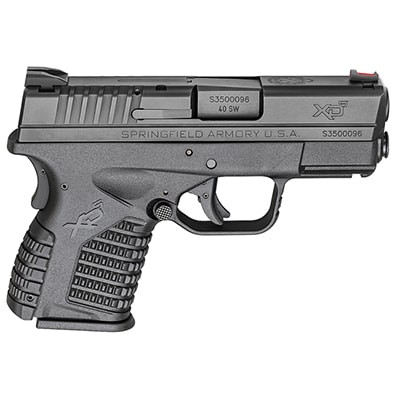 Springfield Armory XD-S .40 S&W 3.3" Black (W/2 Magazines) Pistol XDS93340BE - Springfield Armory
