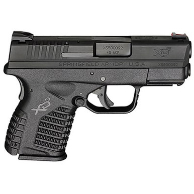 Springfield Armory XD-S .45 ACP 3.3" Black (W/2 Magazines) Pistol XDS93345BE - Springfield Armory