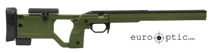 Kinetic Research Group KRG X-ray Chassis 700SA Sako Green Large Grips - Kinetic Research Group