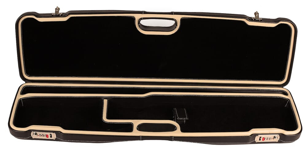 Negrini One Shotgun 30.5" Black Leather Creme/Black Interior 1605PPL/5224 in Black Leather Exterior; Creme/black Interior - Negrini