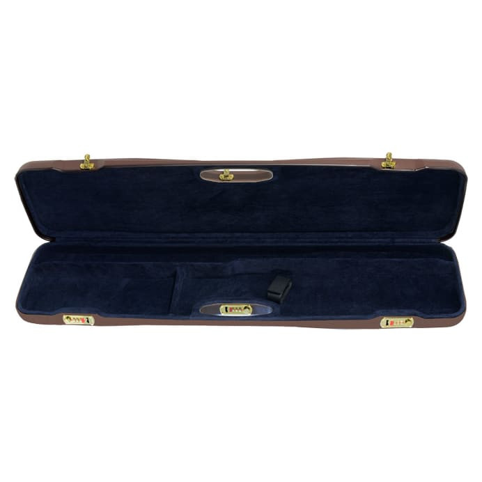 Negrini One Shotgun 36.5" Case Brown/Blue 1607SLR/4711 in Brown Exterior - Negrini