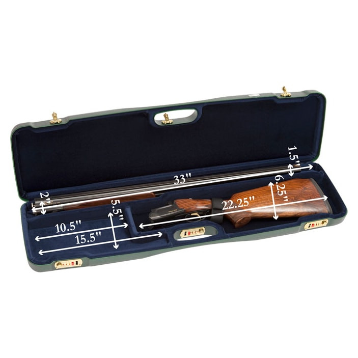 Negrini One Shotgun 32.75" Green/Blue 1602LR/4704 in Green Exterior; Blue Interior - Negrini
