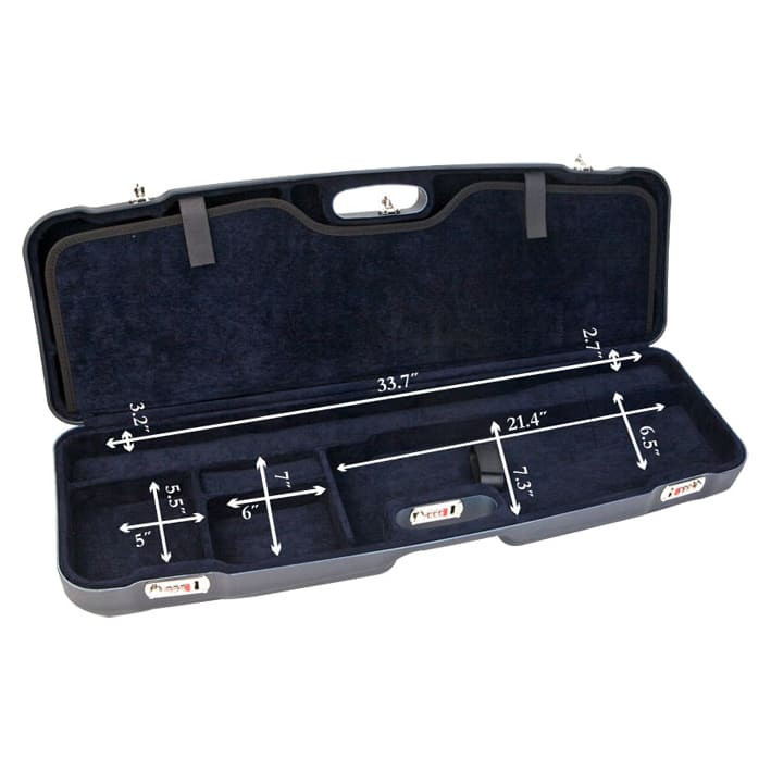 Negrini Two Gun 33.7" Case Blue/Blue 1622LR/5135 - Negrini