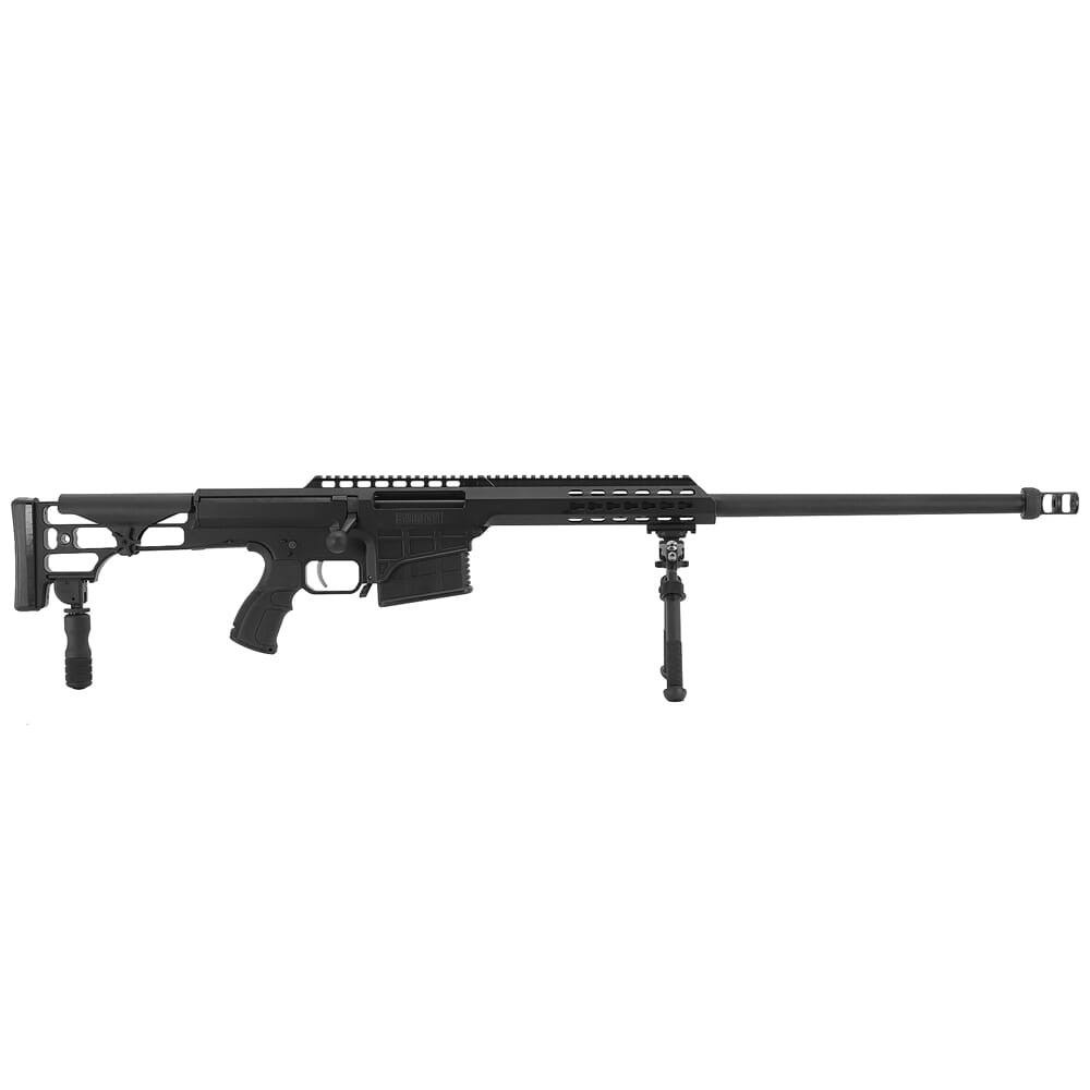Barrett 98B Tactical Military .338 Lapua Mag Rifle System - 24" Heavy Barrel - Black Receiver 16266 - USED/MISC