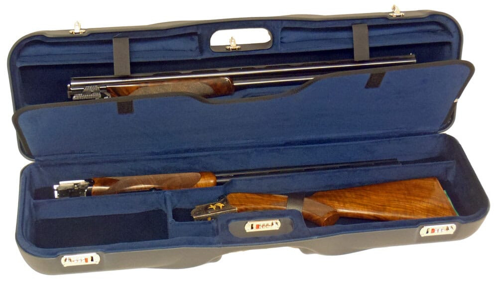Negrini One Gun Three Barrels 34-5/8" Blue/Blue 1646LR-3C/4732 in Blue Exterior; Blue Interior - Negrini