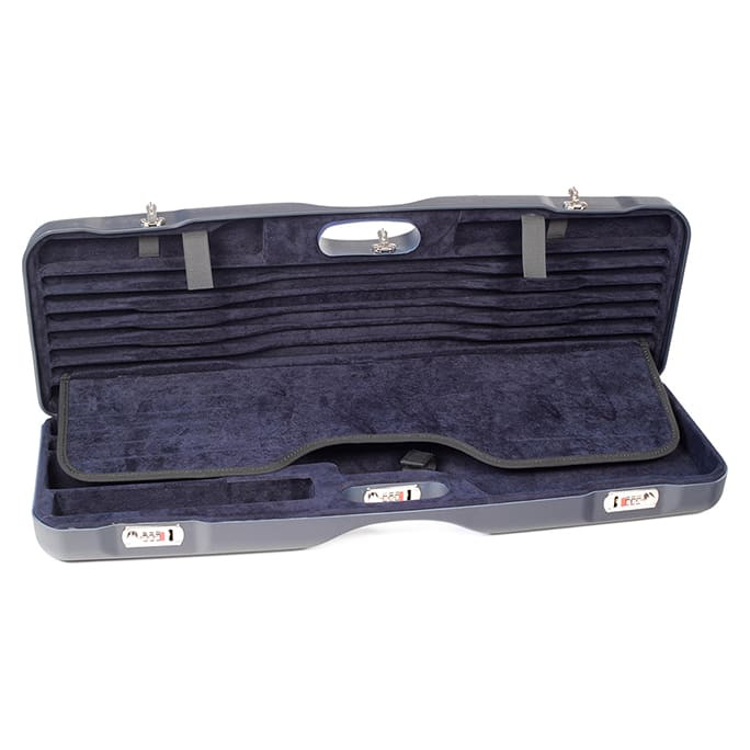 Negrini One Gun Skeet High Rib with Forend Off Blue/Blue Interior 1659LR-TUBE/5159 in Blue With Blue Interior - Negrini