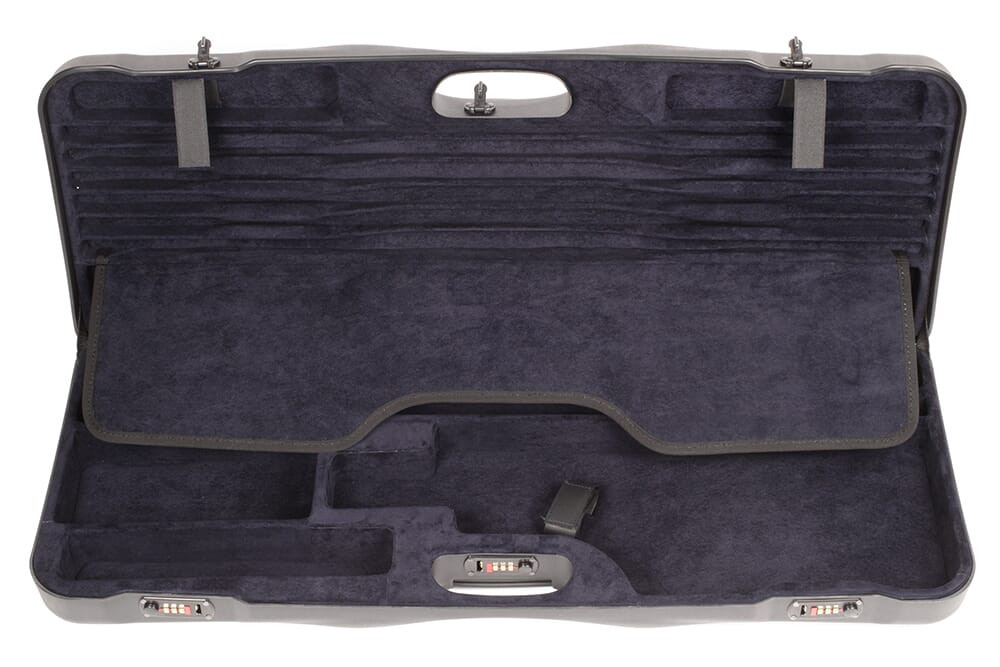 Negrini One Gun Two Barrels Med to High Rib Black with Blue Interior 1652LR-TUBE/5040 - Negrini