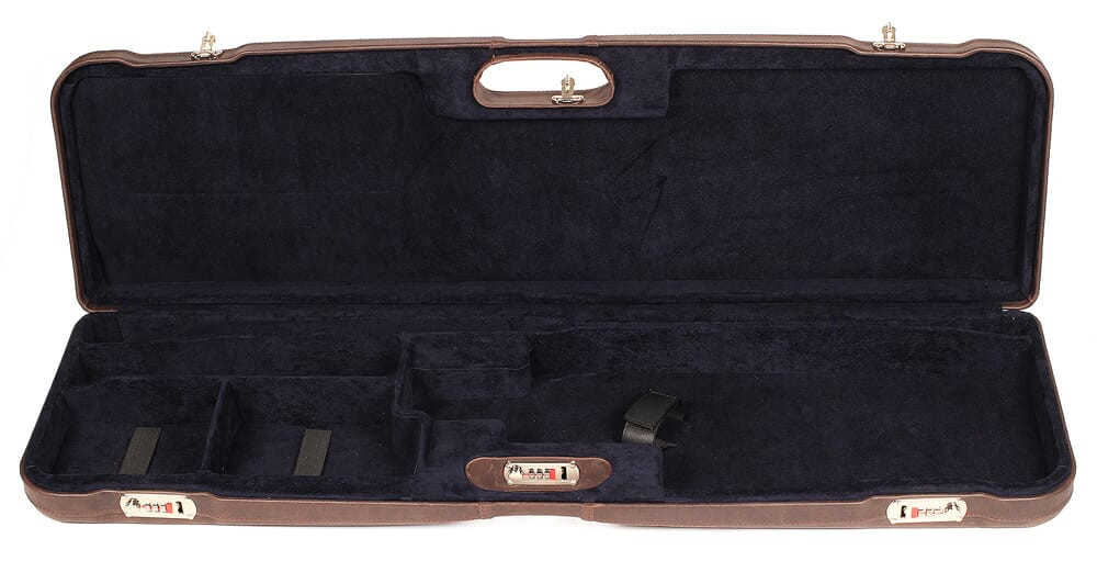 Negrini One Shotgun 36" Case Brown Leather/Bordeaux 1657PL - Negrini