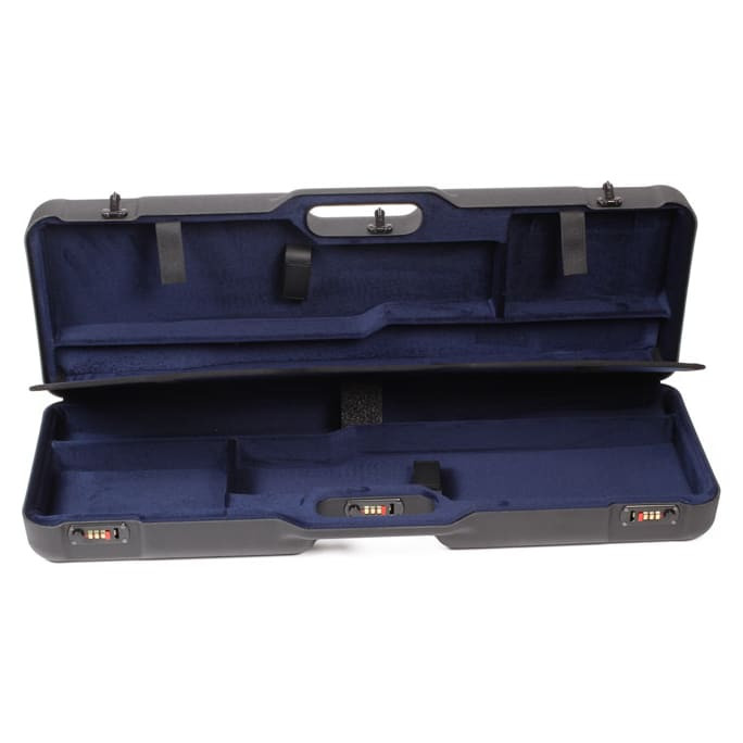Negrini Two Gun 30.5" Case Black/Red 1670L/4768 in Black Exterior; Red Interior - Negrini