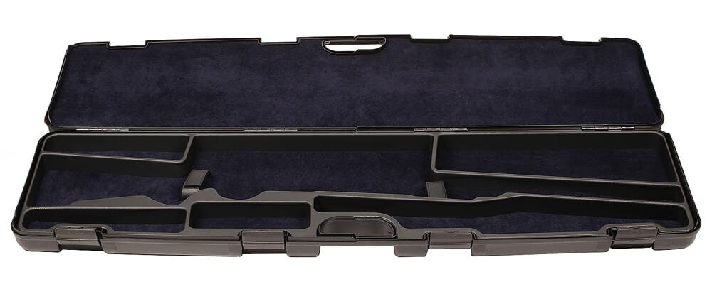 Negrini TacMcal or Scoped Bolt AcMon Rifle Case Bolt Black/Blue 1685ISY/5454 in Black Exterior/ Blue Interior - Negrini