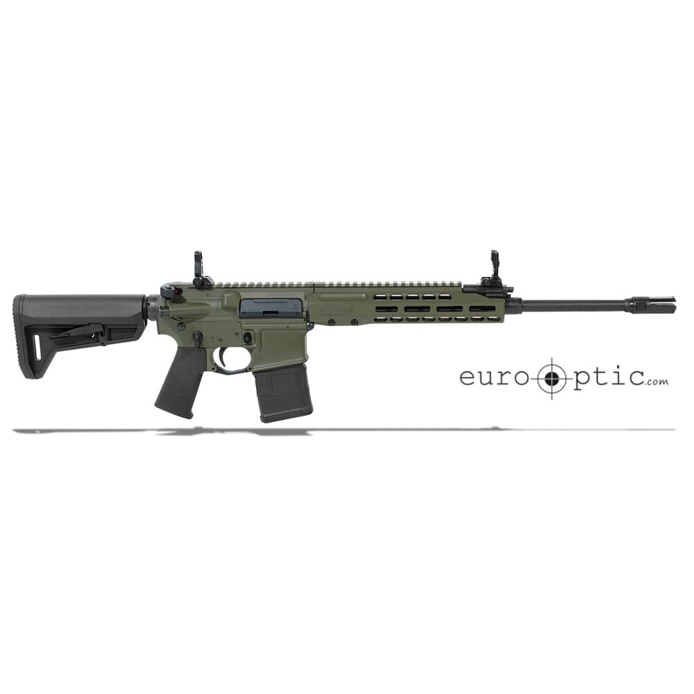 Barrett REC7 5.56 NATO 16" Flyweight OD Green Cerakote M-LOK Handguard 17066 - Barrett