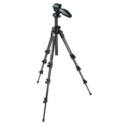 Manfrotto 190CXPRO4-324RC2 Carbon Fiber Tripod Kit - Manfrotto