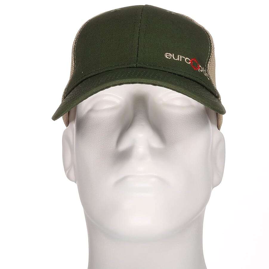 EuroOptic Forest Green/Tan Logo Hat w/ Mesh 190207-2 - Eurooptic