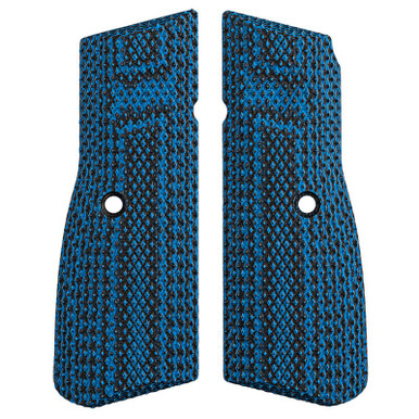 FN America High Power G10 Black/Blue Pistol Grips 20-100622 - FN America